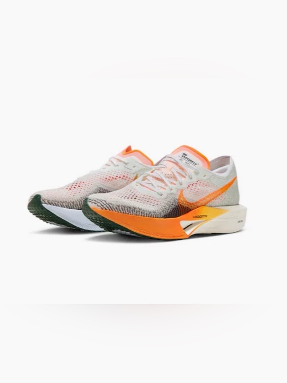 Nike Vaporfly NEXT% 3 ZoomX Racing Shoes Mens 12 FV3633-081 Marathon Sea Glass